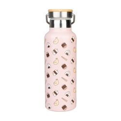 GARRAFA METALICA PUSHEEN 500ML SUSHI ROLL COM ASA