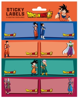 BLISTER ETIQUETAS ADESIVAS DRAGON BALL