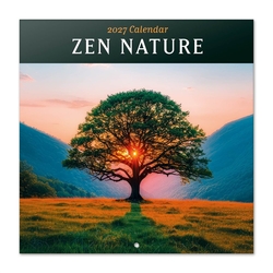 CALENDARIO PARED 2027 NATURE ZEN 30X30CM