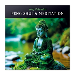 CALENDARIO PARED 2027 FENG SHUI ET MEDITACION 30X30CM