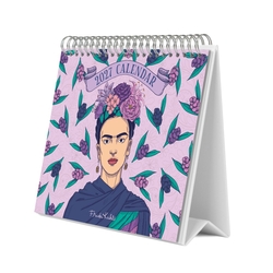 CALENDARIO DE ESCRITORIO 2027 FRIDA KAHLO 19,5X16,5CM