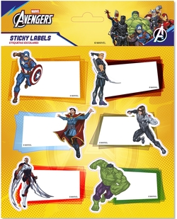 BLISTER ETIQUETAS ADESIVAS PREMIUM MARVEL VENGADORES