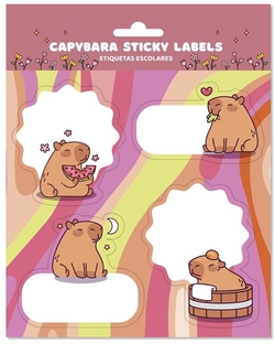 ETIQUETAS ADHESIVAS PREMIUM CAPYBARA