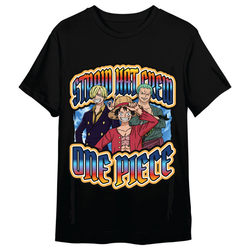 Camiseta Monkey D. Luffy, Roronoa Zoro & Sanji One Piece Adu