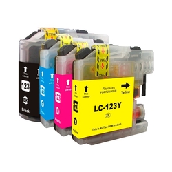 Inkoem Cartucho Compatible Brother Lc123Xl Amarill