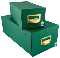 FICHERO CARTON FORRADO EN GELTEX 180X125X250 500 FICHAS Nº3