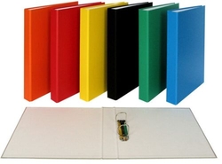 PACK/8 CAPA 4º 2 ARGOLAS 25MM CARTÃO FORRADO CORES SURT