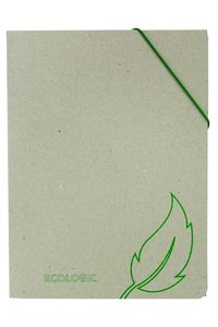 PAQ/8 CARTAFOL ECOLOGIC FOLIO GOMAS SOLAPAS RECICLABLE