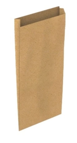PAQ/12 SOBRE BOLSA PAPEL KRAFT COLOR KRAFT 12X3X25CM XS