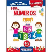 Pega números +4 años APRENDO EN CASA