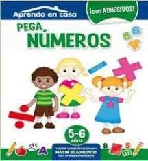 PEGA NUMEROS +5 AÑOS APRENDO EN CASA