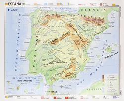 MAPA ESPAÑA FÍSICO/POLÍTICO