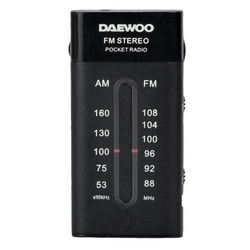 Radio Portátil Daewoo Dw1109/ Negra
