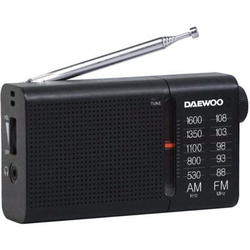 Radio Portátil Daewoo Dw1119/ Negra