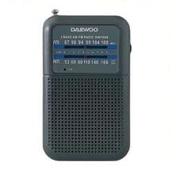 Radio Portátil Daewoo Dw1008/ Gris