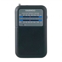 Radio Portátil Daewoo Dw1008/ Negra