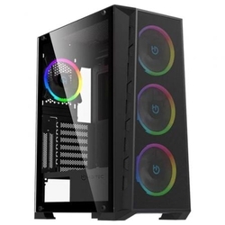 Caja Gaming Semitorre Hiditec Mh12 Metal Mesh