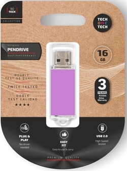PENDRIVE 16BG USB 2.0 BASIC LIGHT PURPLE