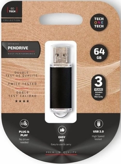 Pendrive 64gb 2.0 basic negro