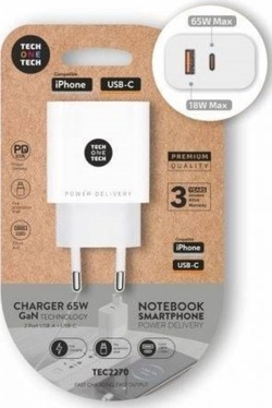 CARREGADOR PD 65W ULTRARAPIDO USB-C IPHONE