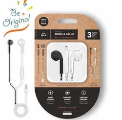 ÉCOUTEURS EARTECH B&W BE ORIGINAL INTRAURAL JACK BLANC ET