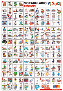 Acciones vocabulario visual flexible
