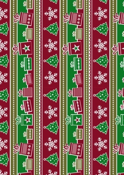 BOBINA PAPIER PRÉSENT FANTASIA NOËL 62CMX4KG