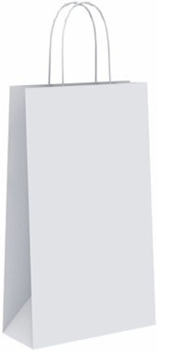 C/50 SACOS CELULOSA BRANCA COR BRANCO 18X8X24CM XS