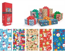 EXP 50 ROULEAUX PAPIER PRÉSENT NOËL INFANTIL 70X200CM