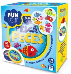 CARTAS REDONDAS FUNTASTIC PESCA DE PECES AMB CAIXA