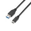 CABLE USB(A) 3.1 A USB TIPO C 3.1 AISENS 1M NEGRO
