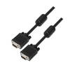 AISENS - CABLE SVGA CON FERRITA, HDB15/M-HDB15/M, NEGRO, 25M
