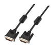 AISENS - CABLE DVI SINGLE LINK 18+1 CON FERRITA, M-M, NEGRO,