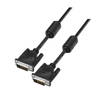 AISENS - CABLE DVI DUAL LINK 24+1 CON FERRITA, M-M, NEGRO, 1