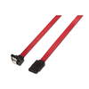 AISENS - CABLE SATA III DATOS 6G DATOS ACODADO CON ANCLAJES,