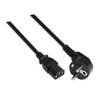AISENS - CABLE ALIMENTACION CPU, CEE7/M-C13/H, NEGRO, 5.0M