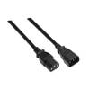 AISENS - CABLE ALIMENTACION CPU, C13/H-C14/M, NEGRO, 1.5M