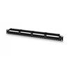 PANEL DE TRANSFERENCIA 1U 24P CAT 6 AISENS NEGRO
