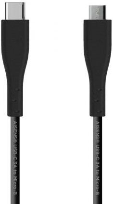 CABLE USB 2.0 AISENS A107-0349/ USB TIPO-C MACHO - MICROUSB