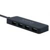 Hub Usb Aisens A104-0402 Negro Conectores 1*Usb-A 2.0 Macho