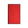 Caja Externa 2.5 Usb3.1 Sata Aisens Aluminio Rojo Usb 3.0/U