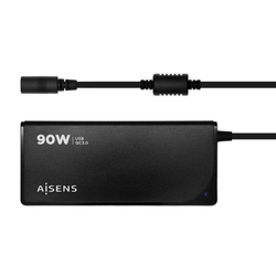 Cargador De Portátil Aisens Aslc-90Wauto-Bk/ 90W/ Automático