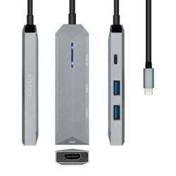 Docking Usb 3.2 Tipo-C Aisens Asuc-4P002-Gr/ 1 Hdmi/ 2 Usb/