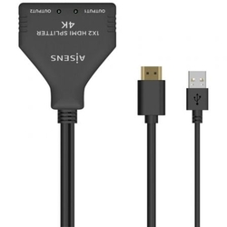 Duplicador Hdmi 4K Aisens A123-0654/ 2 Hdmi Hembra Hdmi Mach