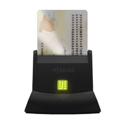Lector De Dni Y Tarjetas Aisens Ascr-Sn05-Bk/ Negro