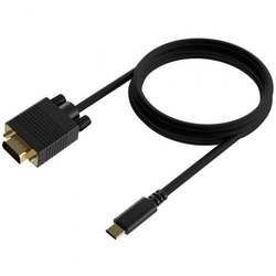 Cable Conversor Aisens A109-0692/ Usb Tipo-C Macho Vga Macho