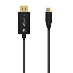 Cable Conversor Displayport 8K 60Hz Aisens A109-0686/ Usb Ti