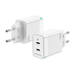 Cargador Gan De Pared Aisens Asch-45W2P005-W/ 2Xusb Tipo-C/