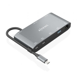 Docking Usb Tipo-C Aisens Asuc-8P010-Gr/ 1Xhdmi/ 1Xvga/ 2Xus