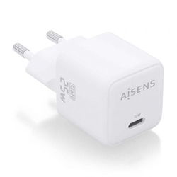 Cargador Gan De Pared Aisens Asch-25W1P012-W/ 1Xusb Tipo-C/